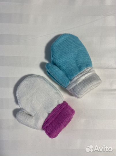Варежки зимние детские