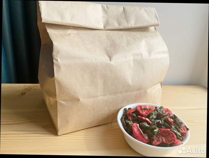 Иван-чай 1 кг с клубникой и мятой, свой