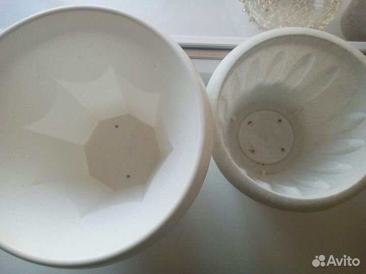 Цветочные горшки б/у, разные размеры