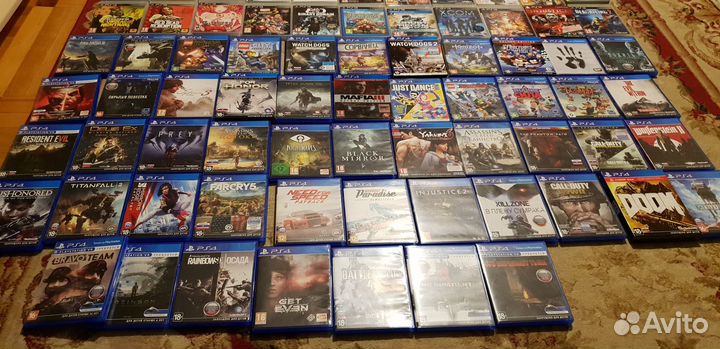 Диски на sony playstation 4