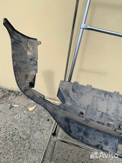 Юбка заднего бампера Mercedes GLC C253 (2016-2019)