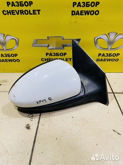 Правое боковое зеркало шевроле круз