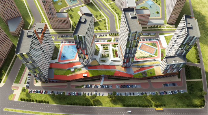 2-к. квартира, 64 м², 10/26 эт.