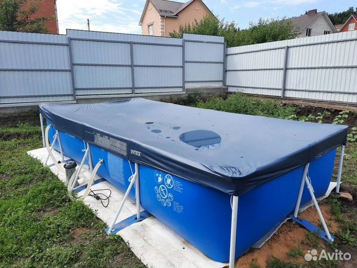 Тент для бассейна Intex 450x220 см 28039