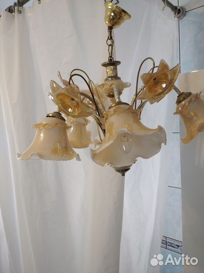 Люстра потолочная бу