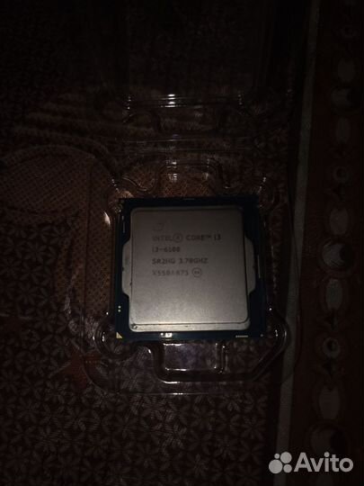 Процессор Intel core i3 6100