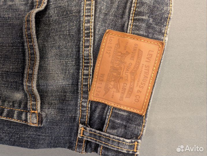 Джинсы Levis 512, 510