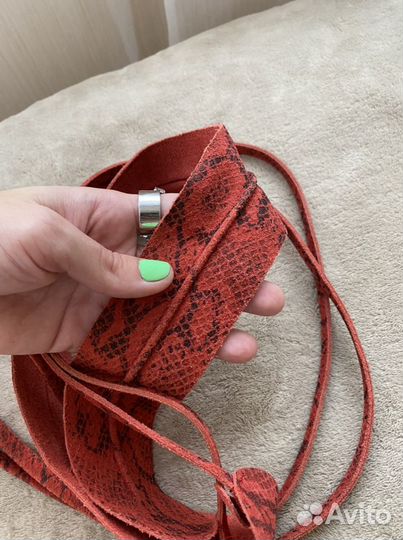 Ремни кожа Mango