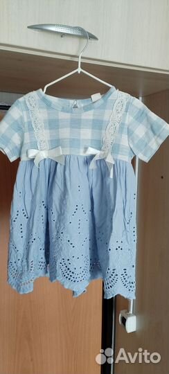 Платья для девочки пакетом 80-92