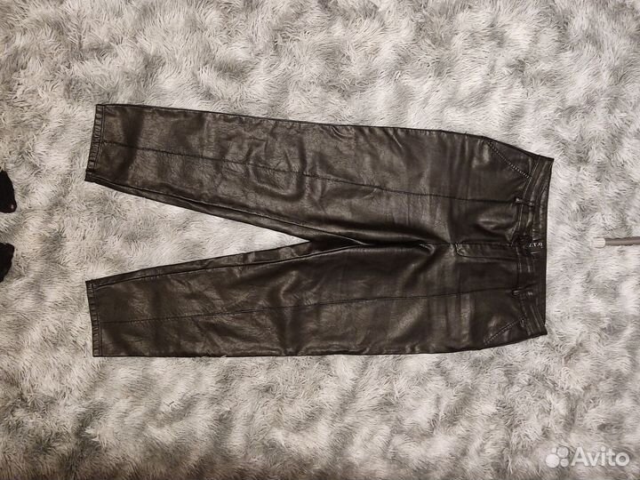 Кожаные брюки y.t.q