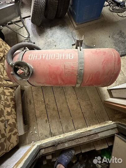 Газовый баллон на газель
