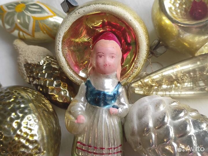 Советские елочные игрушки одним лотом