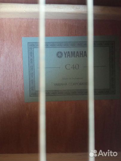 Гитара yamaha c40