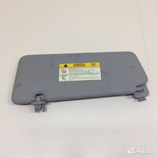 Козырек солнцезащитный внутри Renault Fluence 2010-2017