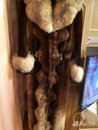 Шуба из мутона, размер 44- 46