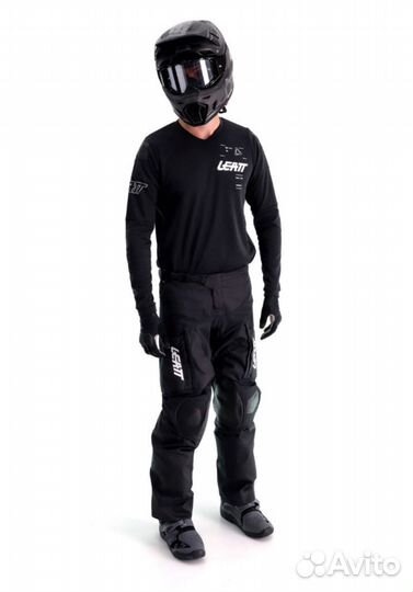 Комплект формы Leatt Moto 4.5 WindBlock Чёрный