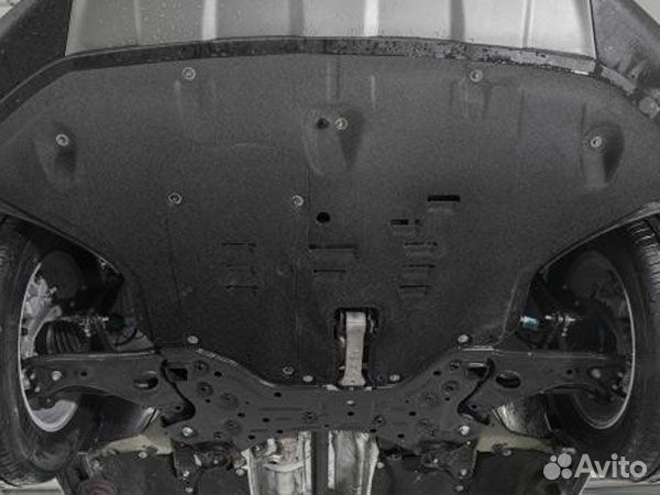 Защита картера двигателя и кпп Hyundai Santa Fe IV