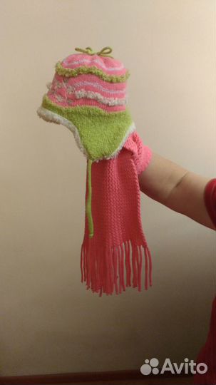 Шапка и шарфик р-р 46-48