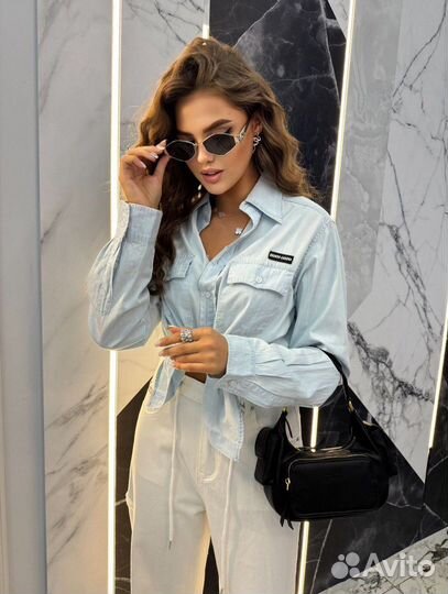 Рубашка miu miu