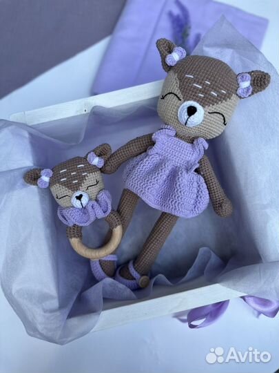 Вязаные игрушки подарок для ребенка