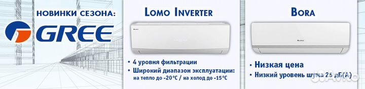 Кондиционер Gree GWH07AAA (тепло/холод)