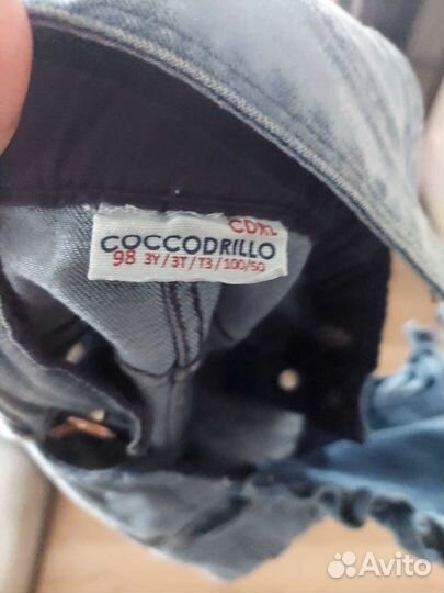 Джинсовый сарафан coccodrillo 98