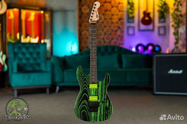 Charvel Pro-Mod San Dimas HH Green Glow Matt