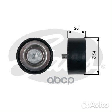 Ролик обводной приводного ремня mercedes Sprint