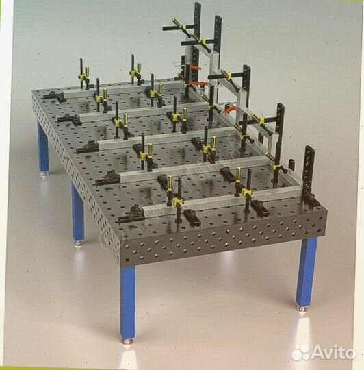 3D стол для сварки 2000х1000х100 толщиной 8 мм