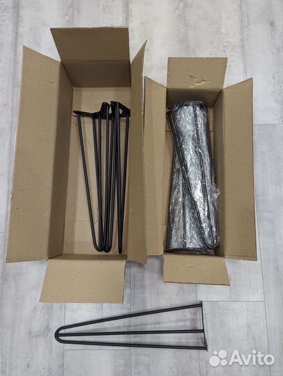 Металлические ножки для мебели 42 см