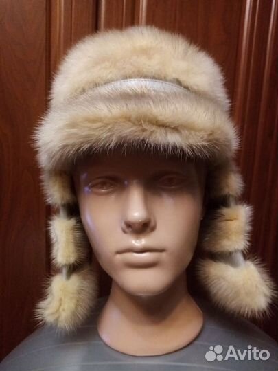 Шапка зимняя меховая женская норка