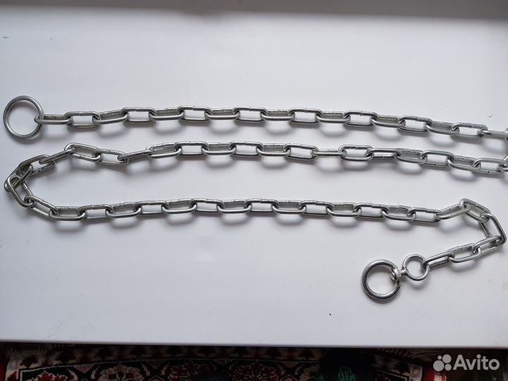 Цепи привязочные и прогулочные для собак