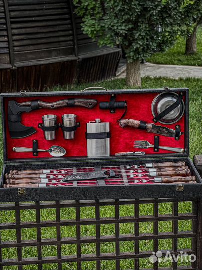 Шашлычные наборы в кейсе