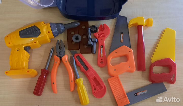 Детский набор инструментов с шуруповёртом