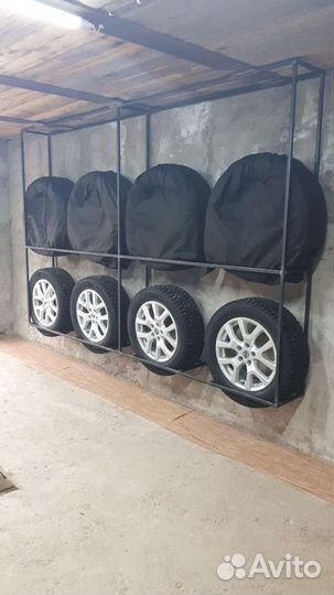 Стеллаж для хранения колес