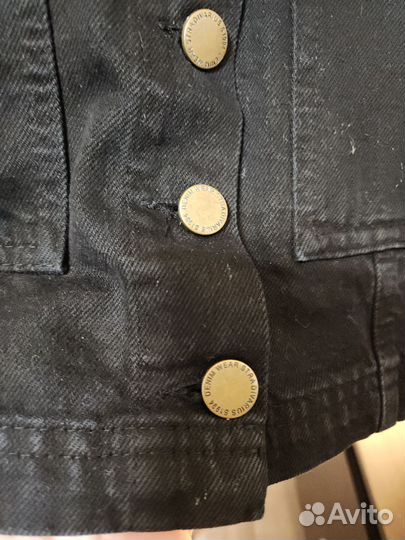 Джинсовая юбка в стиле гранж 42