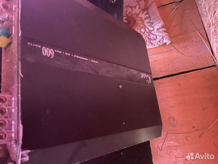 Сабвуфер и усилитель