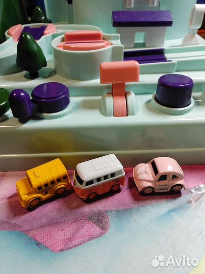 Механический трек с машинками