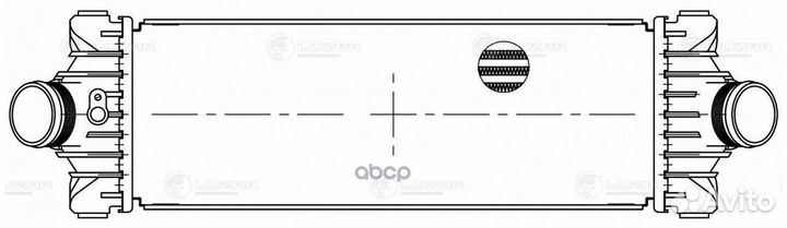 Lric 1087 радиатор интеркулера Ford Transit/To
