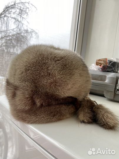 Шапка норковая женская 58-59 размер