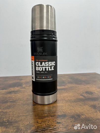 Термос stanley Classic 0,47L Черный 10-01228-073