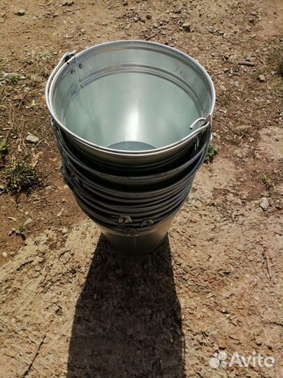 Ведра цинк и пластиковые