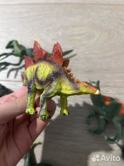 Динозавры игрушки 9 шт