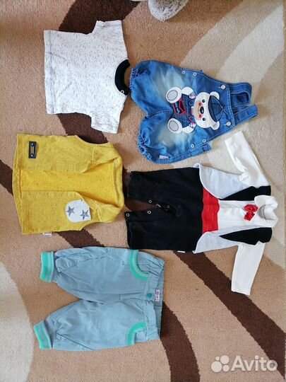 Вещи на мальчика полгода-год