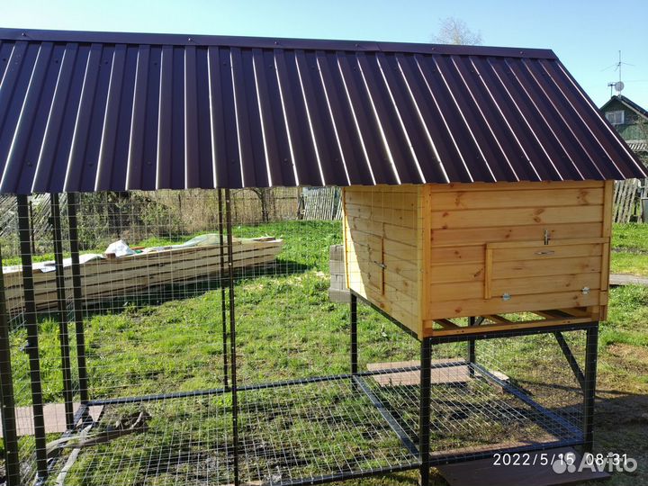 Курятник вольер выгул домик для кур