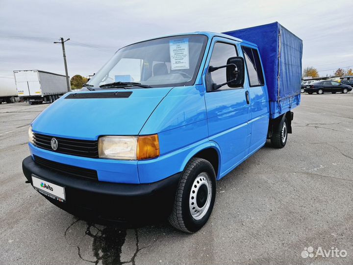 Volkswagen Transporter 2.5 МТ, 1998, 330 000 км