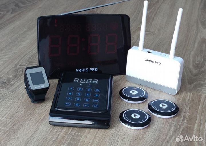 Влагозащищенная кнопка вызова персонала пейджер