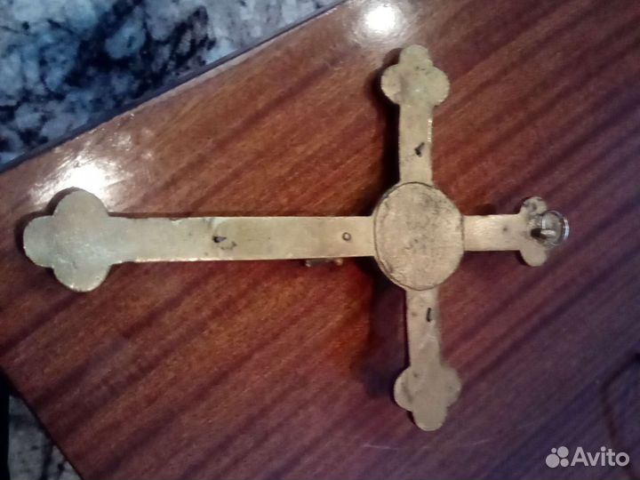 Крест наперсный латунь