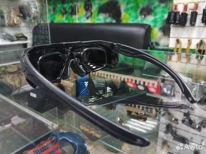 Тактические очки сменные линзы Black