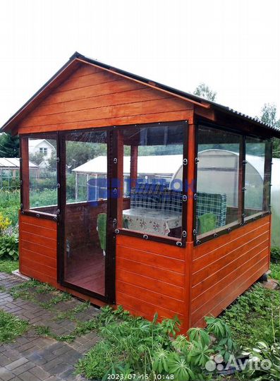 Мягкое стекло для беседок